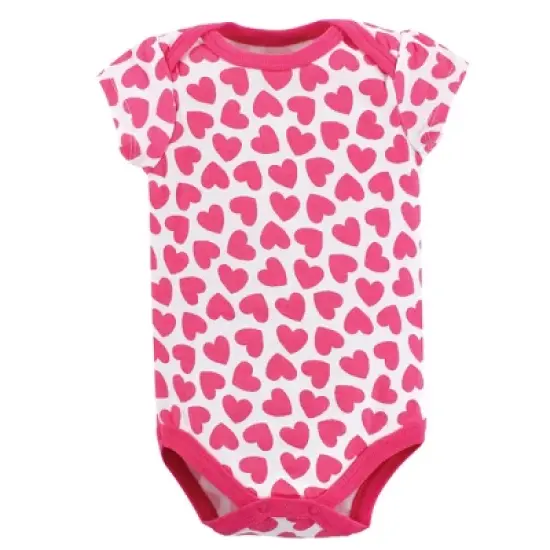 Little Treasure Baby Girl Cotton Bodysuits 5pk, Camera image {3}