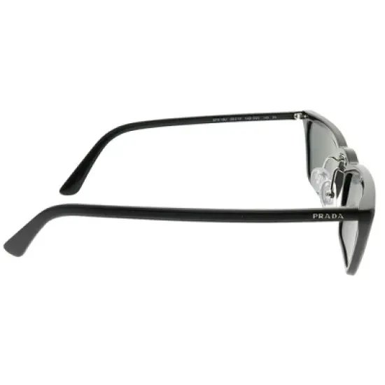 Prada PR19US 1AB5S0 Womens Cat-Eye Sunglasses Black 58mm image {2}