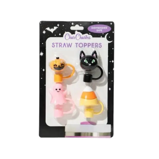 CharCharms 4pk Straw Toppers image {7}