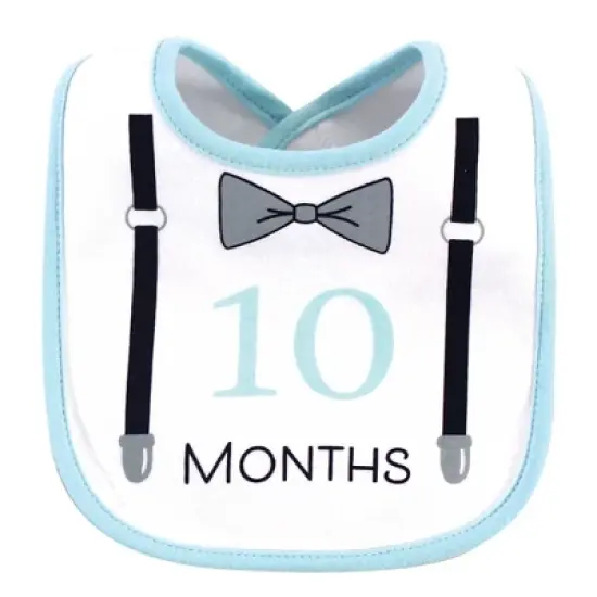 Hudson Baby Infant Boy Cotton Bibs 13pk, Ladies I Have Arrived, One Size image {10}