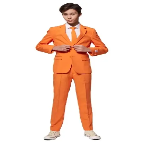 OppoSuits Teen Boys Solid Color Suits image {7}