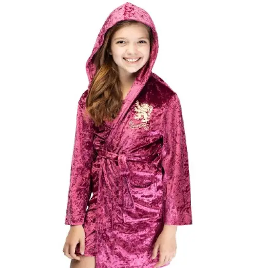Harry Potter Girls Velvet Robe Hogwarts Houses image {1}