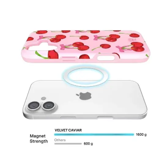 Velvet Caviar Apple iPhone 17 MagSafe Phone Case - Sweet Cherry image {3}