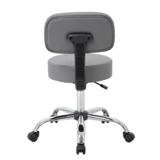 Medical Stool with Back Cushion - Boss Office Products image {4}
