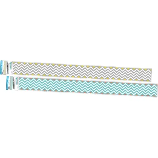2pk Chevron Beautiful Double-Sided Classroom Borders - Barker Creek: Teacher Supplies, Teaching Aid, All Ages, 24 Pieces image {3}
