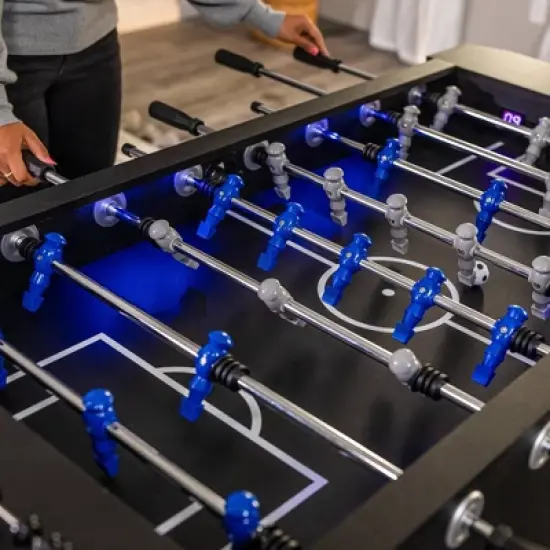 Atomic 60" Cobalt LED Foosball Table image {17}