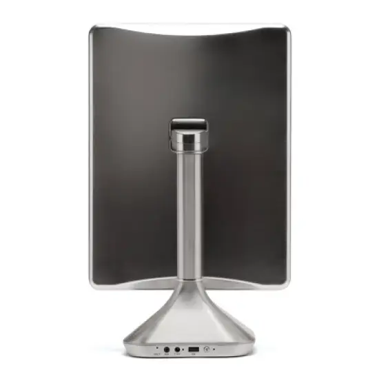 iHome 10" x 13"  Reflect PRO Portable Lighted LED Vanity Makeup Mirror with  Bluetooth Audio image {3}