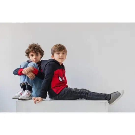 Marvel Spider-Man,Spider-Verse Fleece Zip Up Hoodie Toddler image {2}