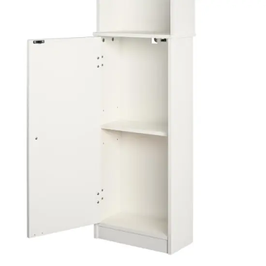 Basin 14" Linen Storage Tower, White image {4}