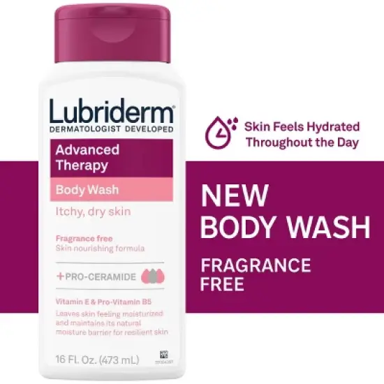 Lubriderm Advanced Therapy Body Wash - 16 fl oz image {1}