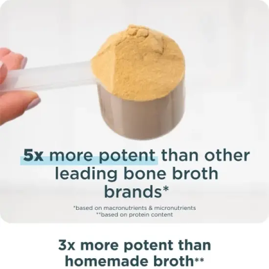Ancient Nutrition Bone Broth Protein Powder - Vanilla - 17.4oz/20 Servings image {5}