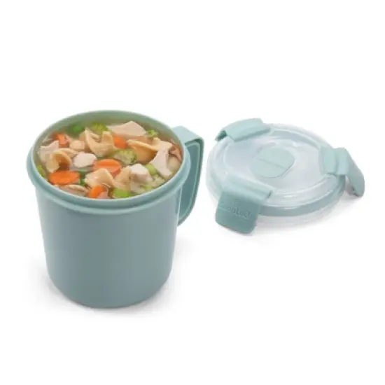 Progressive Snap-Lock Soup To Go Microwave Soup Cup, Assorted Colors image {3}