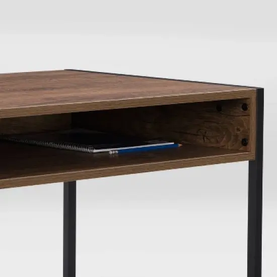 Auston Wood Grain Desk - CorLiving image {4}