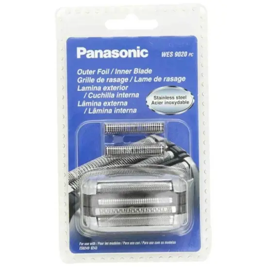 Panasonic Shaver Replacement Outer Foil and Inner Blade Set WES9020PC, Compatible with ARC4 4-Blade Shaver ES8243AA image {2}