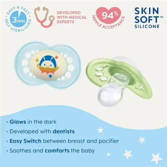 MAM Day & Night 6-16m - 3pk - Unisex image {2}