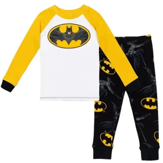 DC Comics Justice League Robin Cosplay Pajama Shirt and Pants Sleep Set Toddler image {9}