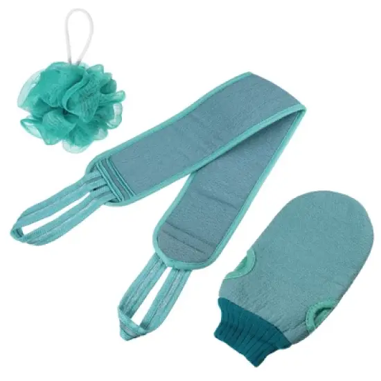 Unique Bargains Shower Bath Brush Kit 8.66"x4.72" 1 Set image {8}