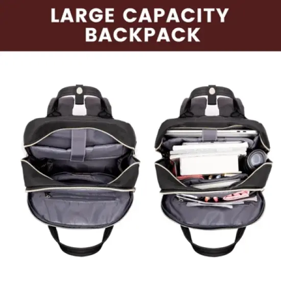 Backpack for Women, Fits 15 Inch Laptop Bag, School Backpacks, Fashion Travel Work Anti-theft Bag image {2}