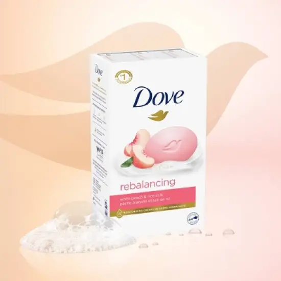 Dove Beauty Peach Bar Soap - 4ct image {8}