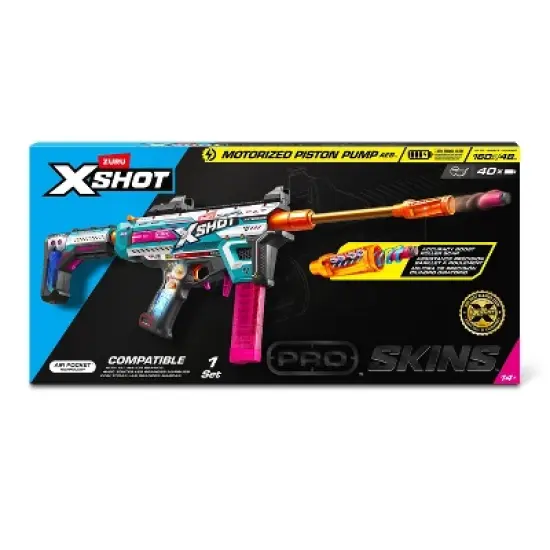 XSHOT Pro Motorized Piston Pump Toy Dart Blaster by ZURU image {1}