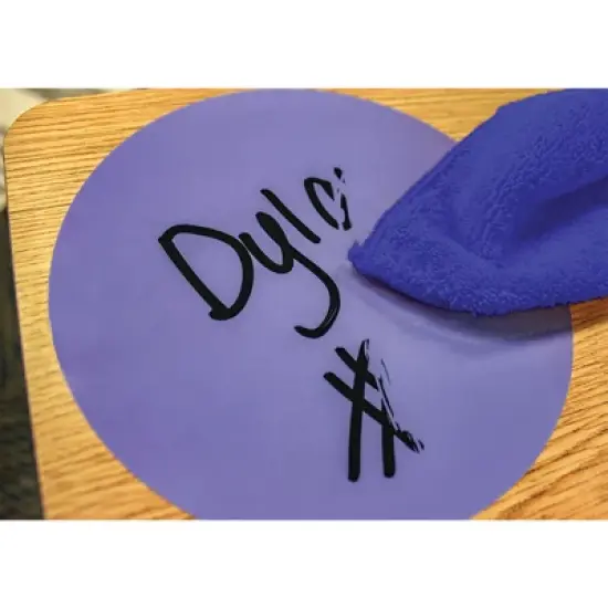 Teacher Created Resources&reg; Spot On&reg; Dry-Erase Desktop Writing Spots Bright Circles - 7", Pack of 6 image {2}