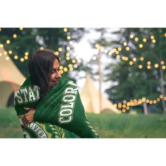 NCAA Colorado State Rams Crest Ultra Soft Blanket image {1}