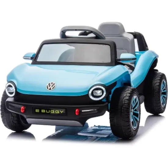 Kids Electric Vehicle Licensed Volkswagen | 12V Ride-On Toy with Remote Control | LED Lights, MP3, and Bluetooth | for Boys and Girls image {3}