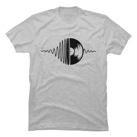 Men's Design By Humans Music Vinyl By LipsOfJolie T-Shirt image {4}