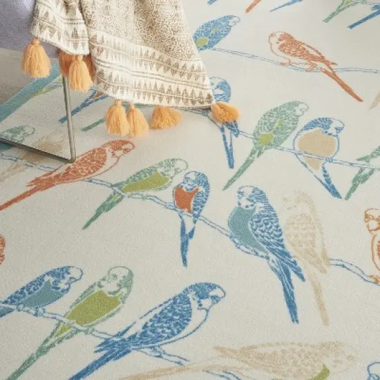Waverly  Bird Multicolor Indoor/Outdoor Area Rug by Nourison image {6}