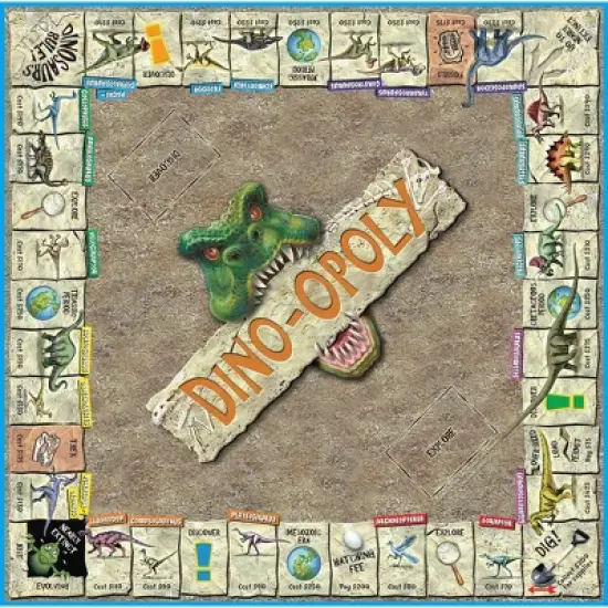 Late for the Sky: Dino-Opoly Monopoly Board Game image {2}