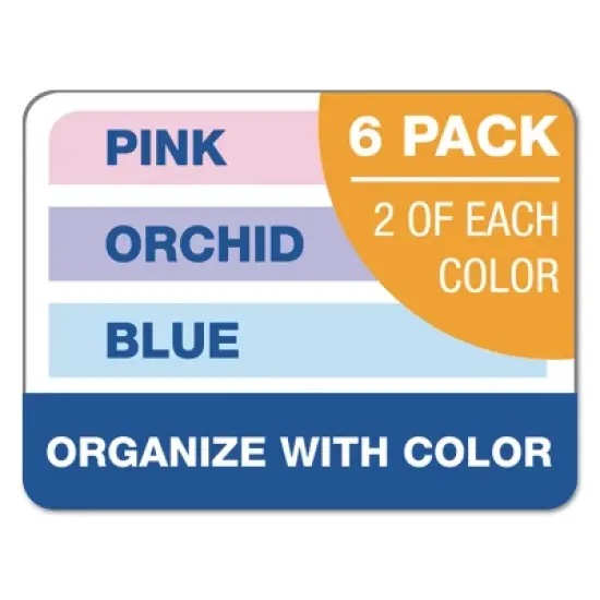 TOPS Prism Plus Colored Legal Pads 5 x 8 Pastels 50 Sheets 6 Pads/Pack 63016 image {1}