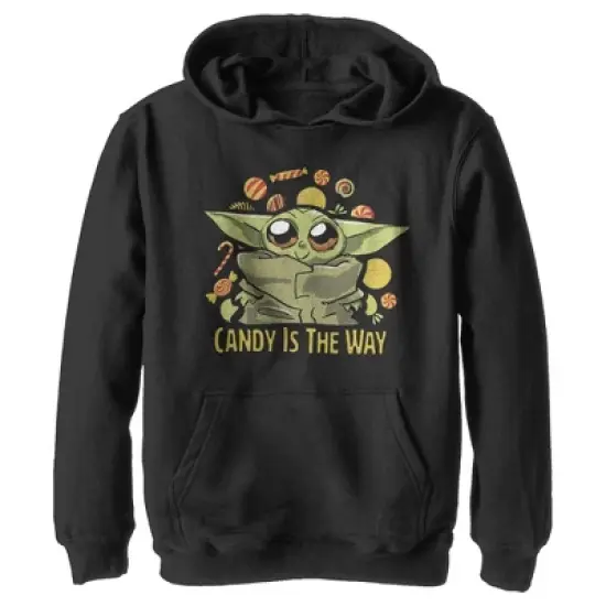 Boy's Star Wars: The Mandalorian Follow the Candy Pull Over Hoodie image {3}