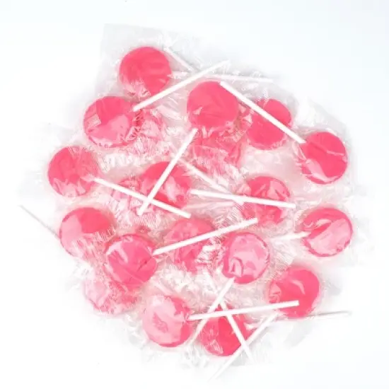 Just Candy Pink Flat Lollipops image {4}