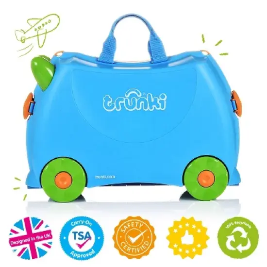 Trunki Kids' Ride-On Hardside Carry On Suitcase image {7}