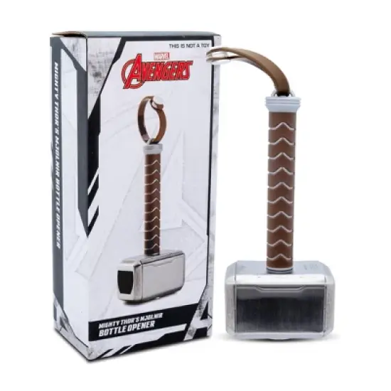Ukonic Marvel Mighty Thor Mjolnir Stainless Steel Bottle Opener image {1}