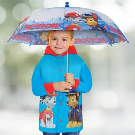 Paw Patrol Raincoat and Umbrella Set, Kids Ages 2-7 image {1}
