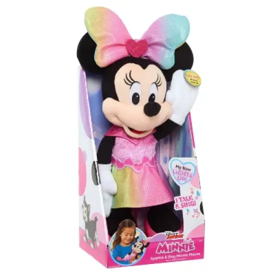 Disney Junior Sparkle & Sing Minnie Mouse Plush image {6}