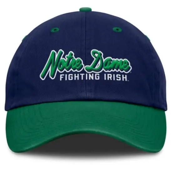 NCAA Notre Dame Fighting Irish Unstructured Washed Cotton Hat image {1}