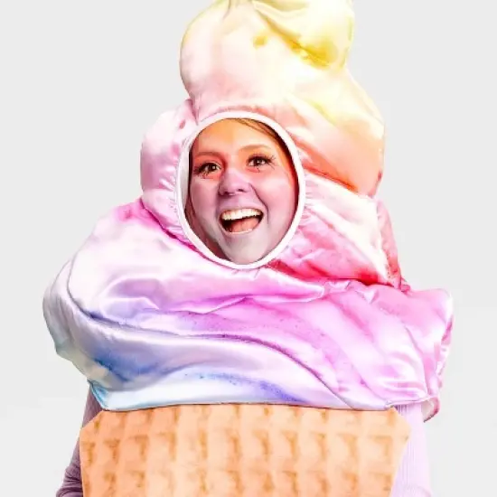 Adult Humor Ice Cream Cone Costume Pullover - Hyde and EEK! Boutique&trade; OSFM image {2}