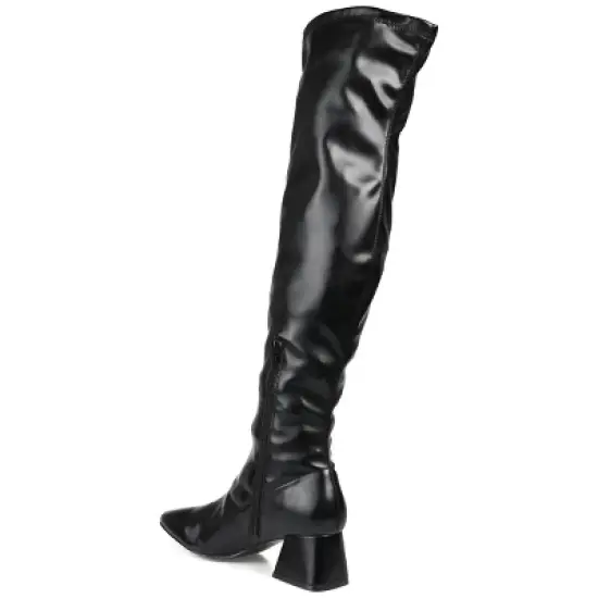 Journee Collection Womens Melika Tru Comfort Foam Extra Wide Calf Block Heel Over The Knee Boots image {6}