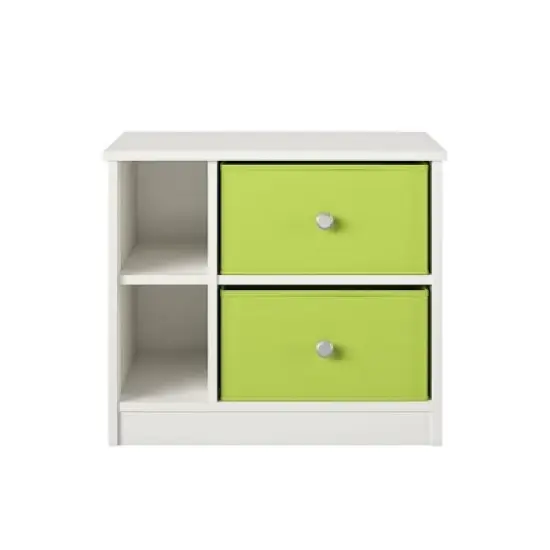 Elannie Avenue Nightstand with 2 Fabric Bins - Room & Joy image {7}