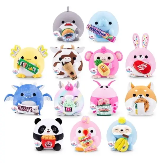 Snackles 14" Monkey and Dole Stuffed Animals: Plush Polyester Character Toy image {3}