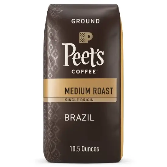 Peet's Brazil Single Origin Medium Roast Ground Coffee image {3}