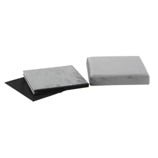 Modern Fabric Storage Stool - Olivia & May image {1}