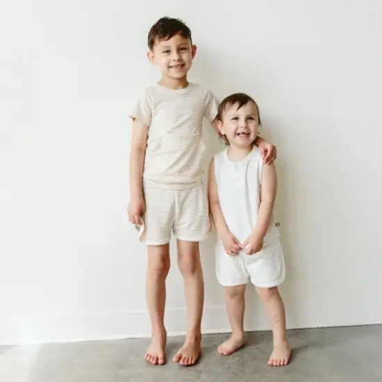 Goumikids Toddler Viscose + Organic Cotton Terry Shorts image {3}