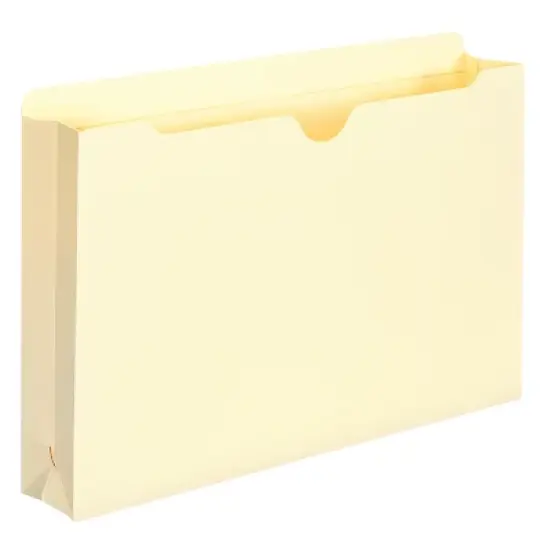Smead File Jacket, Reinforced Tab, 2" Expansion, Legal Size, Manila, 50 per Box (76560) image {6}