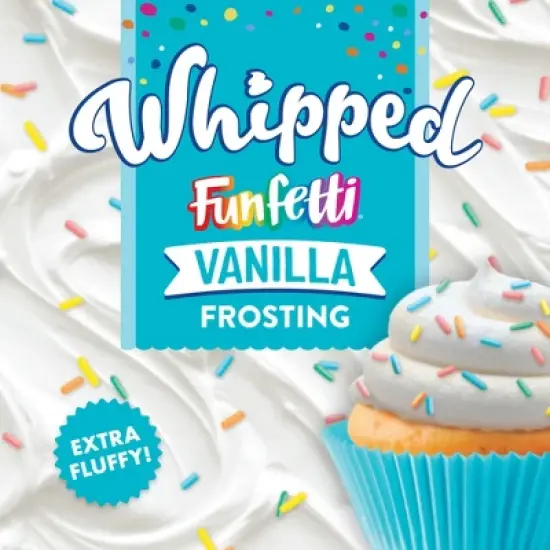 Pillsbury Whipped Funfetti Vanilla Frosting -  12oz image {9}