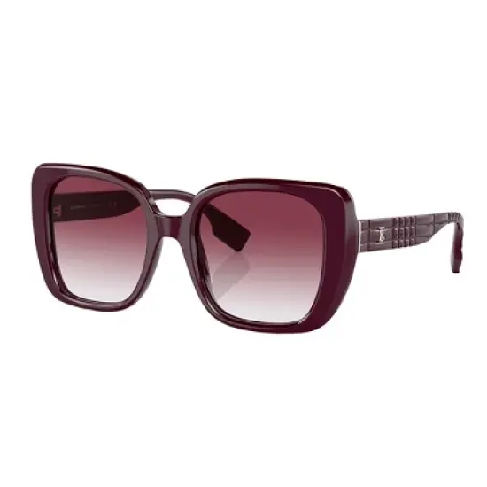 Burberry HELENA BE 4371 39798H Womens Square Sunglasses Bordeaux 52mm image {1}