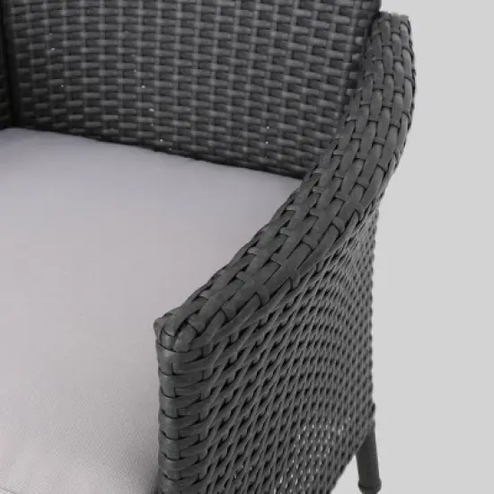 Vincent 7pc Wicker Patio Dining Set - Christopher Knight Home image {5}