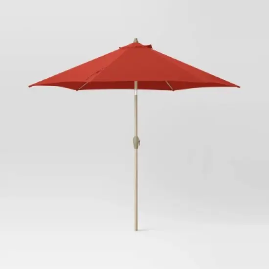 9'x9' Market Patio Umbrella - Light Wood Pole - Threshold&trade; image {17}